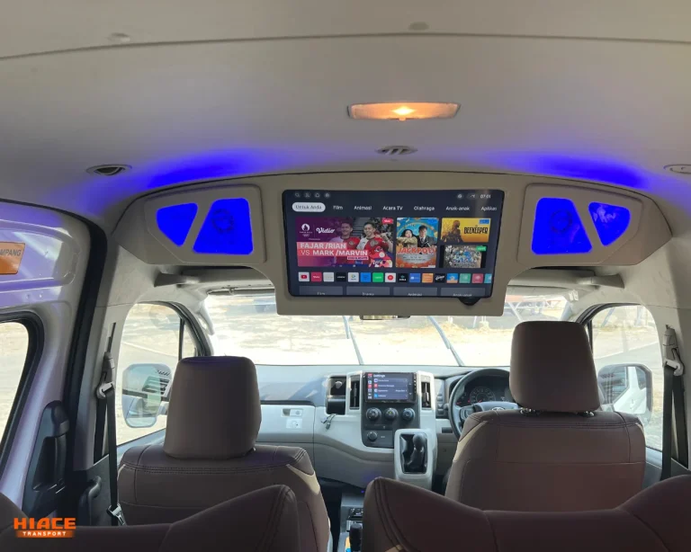 Hiace Executive - Fitur Entertainment