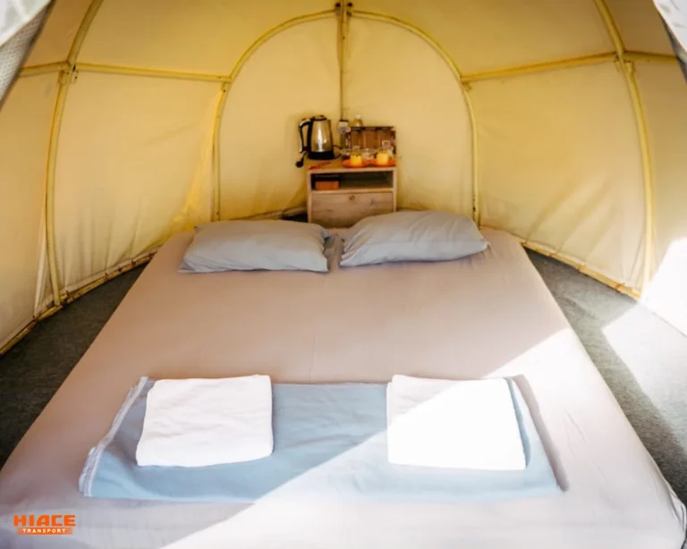 Bagian dalam Tenda Keong Source By Ciremai Glamping