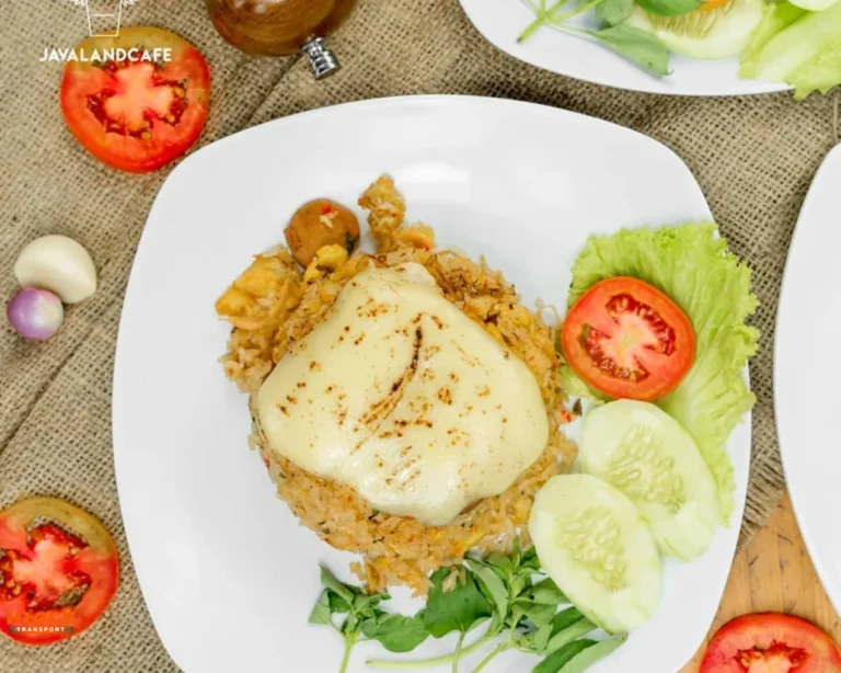 Nasi Goreng Mozarella Source by Javaland Cafe
