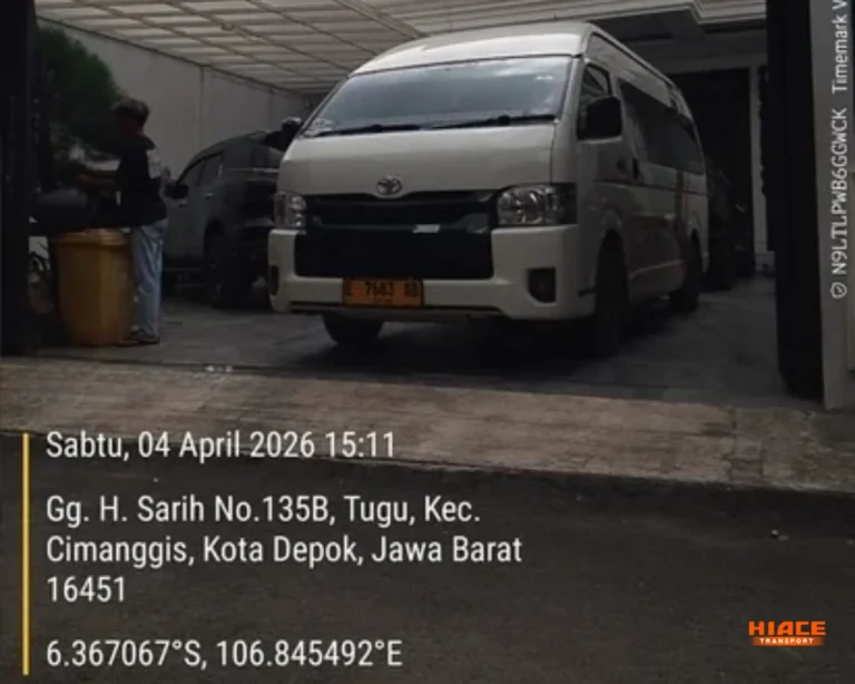 sewa hiace depok
